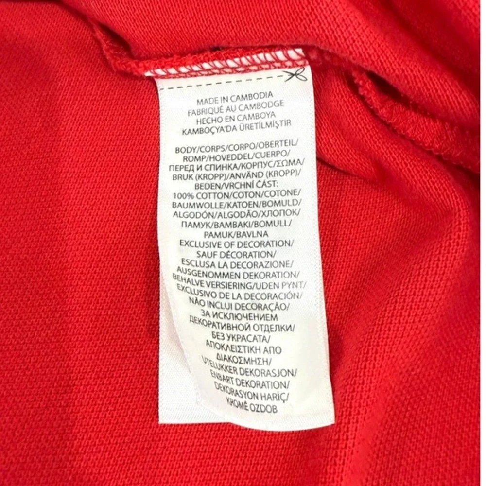 Polo Ralph Lauren Mens 3XB Pre-Owned‎ Red Classic Fit Short Sleeve Polo Shirt